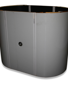 Ovalrohr D=730/1230 1000 lichtgrau